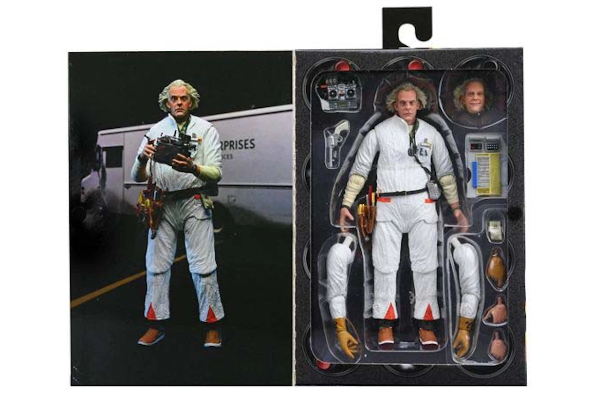 NECA Back to the Future 35th Anniversary Ultimate Doc Brown (1985) Action Figure
