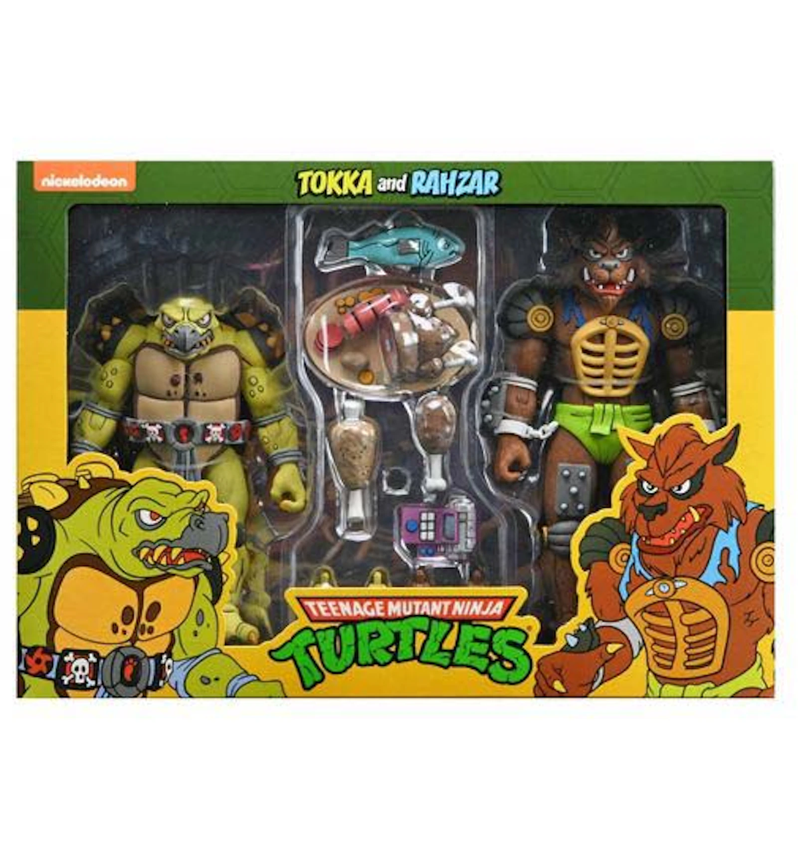 NECA Teenage Mutant Ninja Turtles (Cartoon) Tokka & Rahzar Action ...