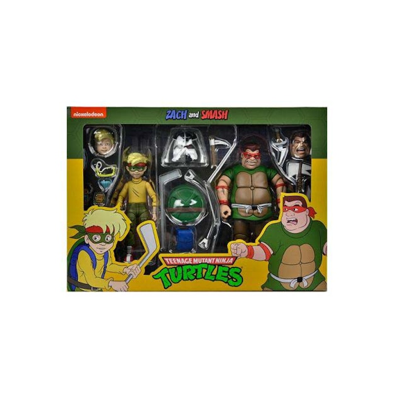 NECA Teenage Mutant Ninja Turtles (Cartoon) Zach & Smash Action