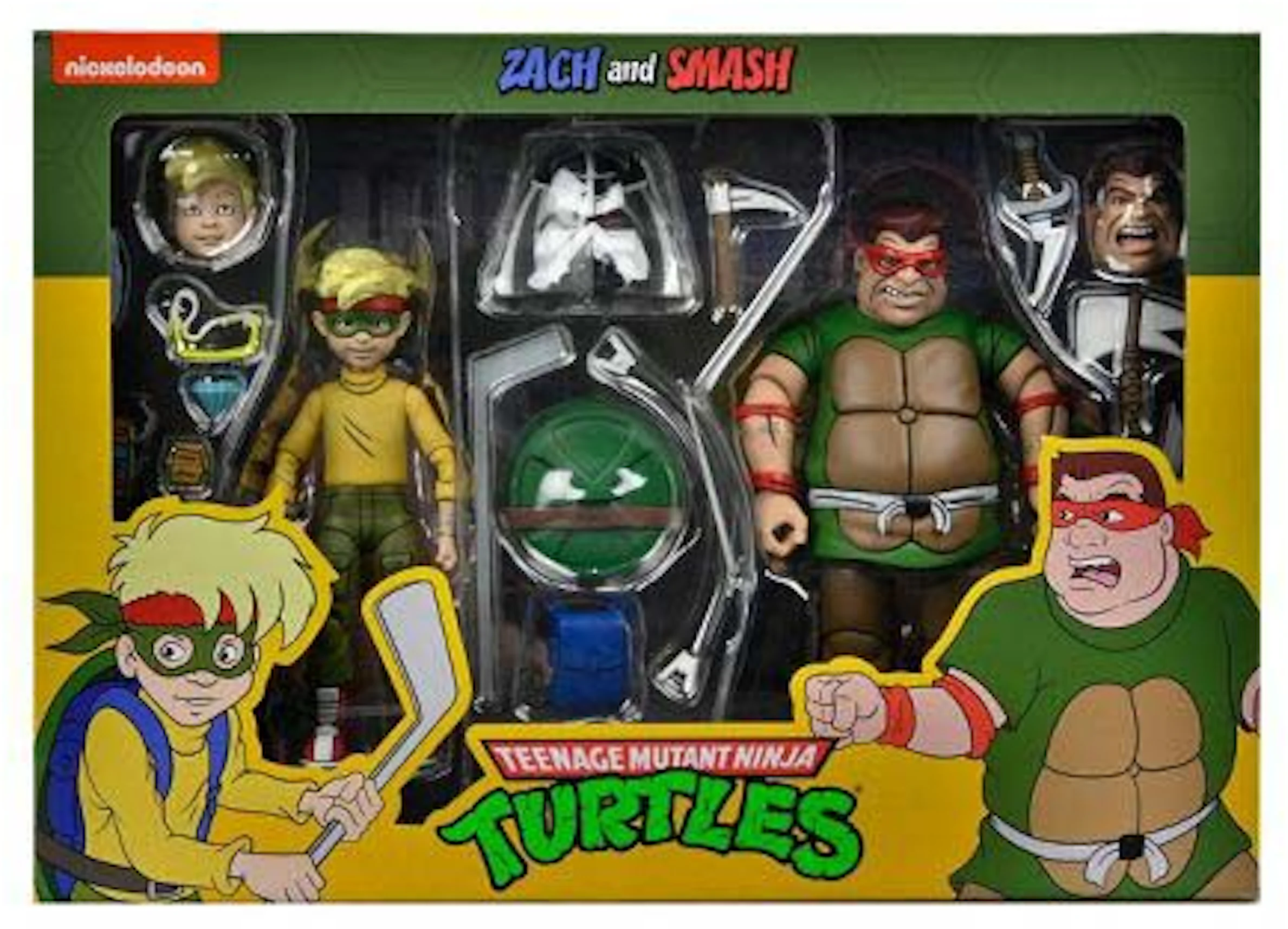NECA Teenage Mutant Ninja Turtles (Cartoon) Zach & Smash Action