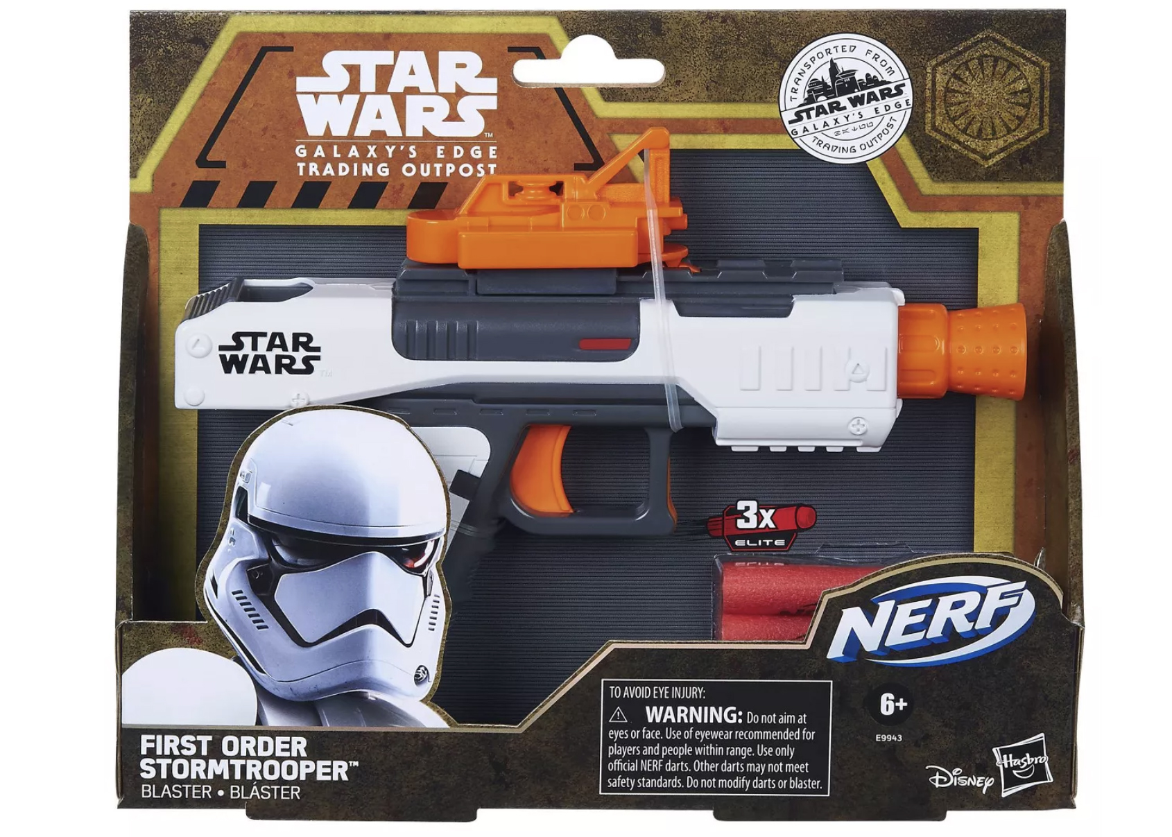 NERF x Star Wars Galaxy's Edge First Order Stormtrooper Nerf ...