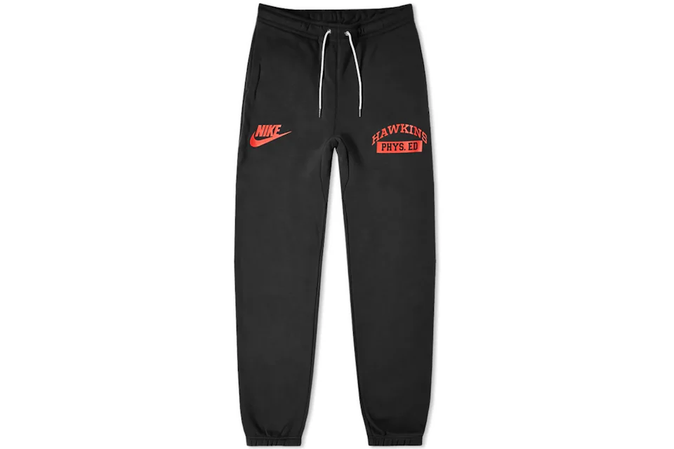 Nike x Stranger Things Sweatpants Black Red Men s US