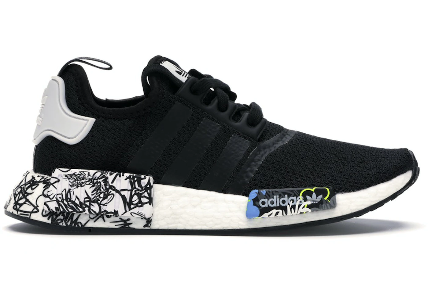 adidas NMD R1 Black Graffiti Men's - EH0779 - US adidas NMD R1 Black Graffiti Men's - EH0779 - US