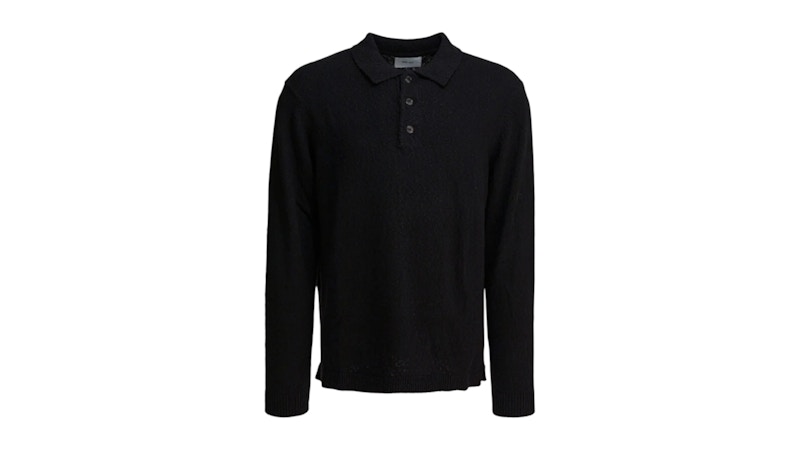NN.07 Randy Cotton Polo Shirt Black