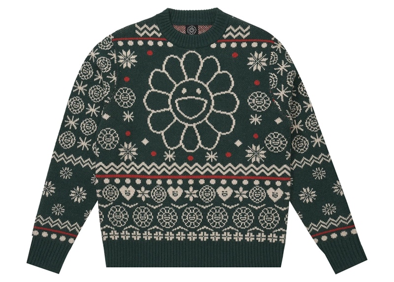 Pre-owned Ntwrk Men's  Tmkk Holiday Sweater In Green