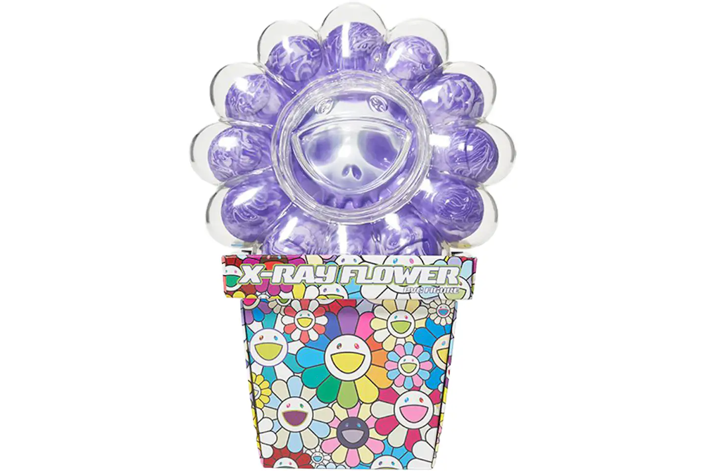 NTWRK x Takashi Murakami TM/KK X-Ray Flower PVC Figure Purple - CN