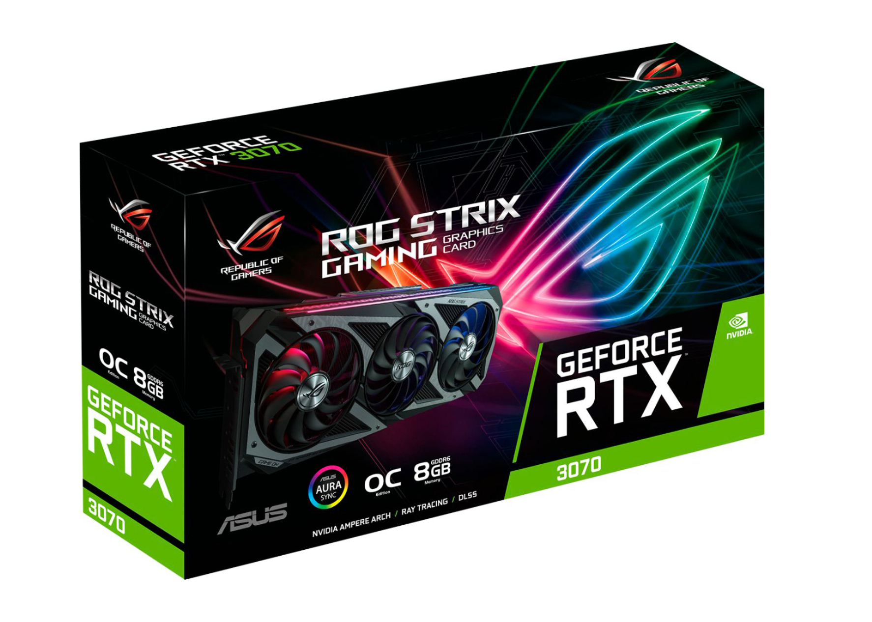 NVIDIA ASUS GEFORCE RTX 3070 8GB OC Edition Graphics Card  (ROG-STRIX-RTX3070-O8G-GAMING)