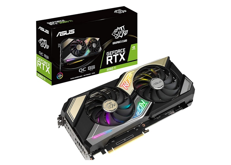 NVIDIA ASUS KO GeForce RYX 3060 Ti 8G OC Graphics Card (KO