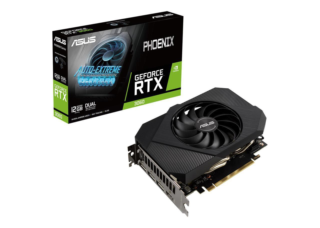 NVIDIA ASUS Phoenix GeForce RTX 3060 12G Graphics Card (PH-RTX3060