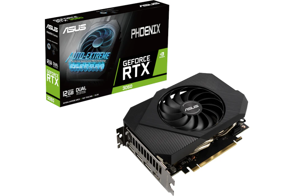NVIDIA ASUS Phoenix GeForce RTX 3060 V2 12G Graphics Card (PH-RTX3060-12G-V2)