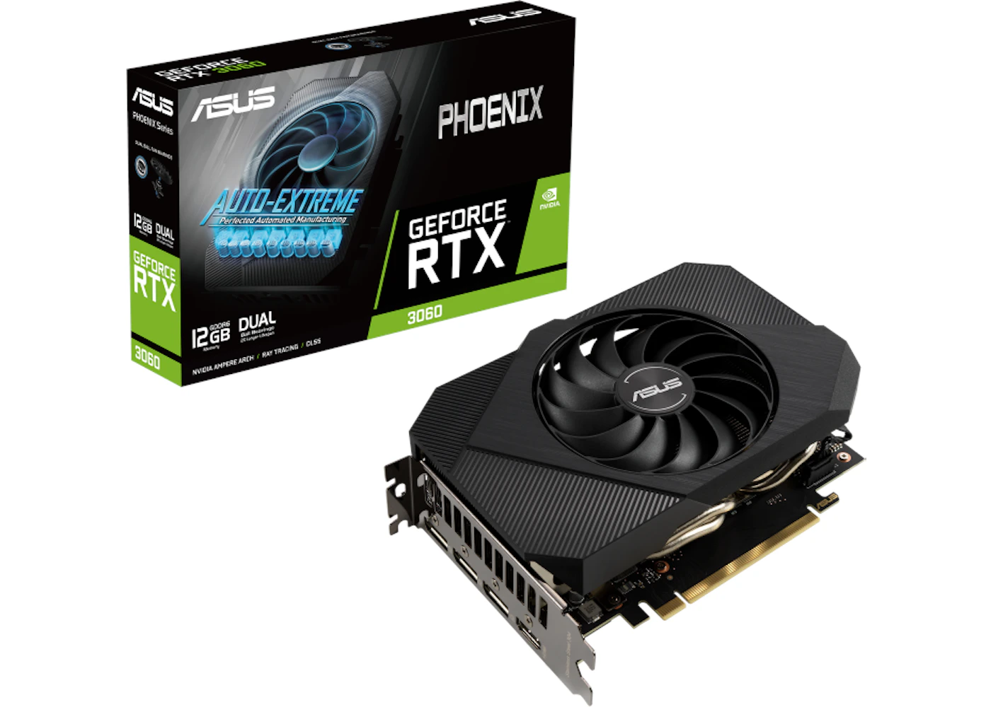 NVIDIA ASUS Phoenix GeForce RTX 3060 V2 12G Graphics Card (PH