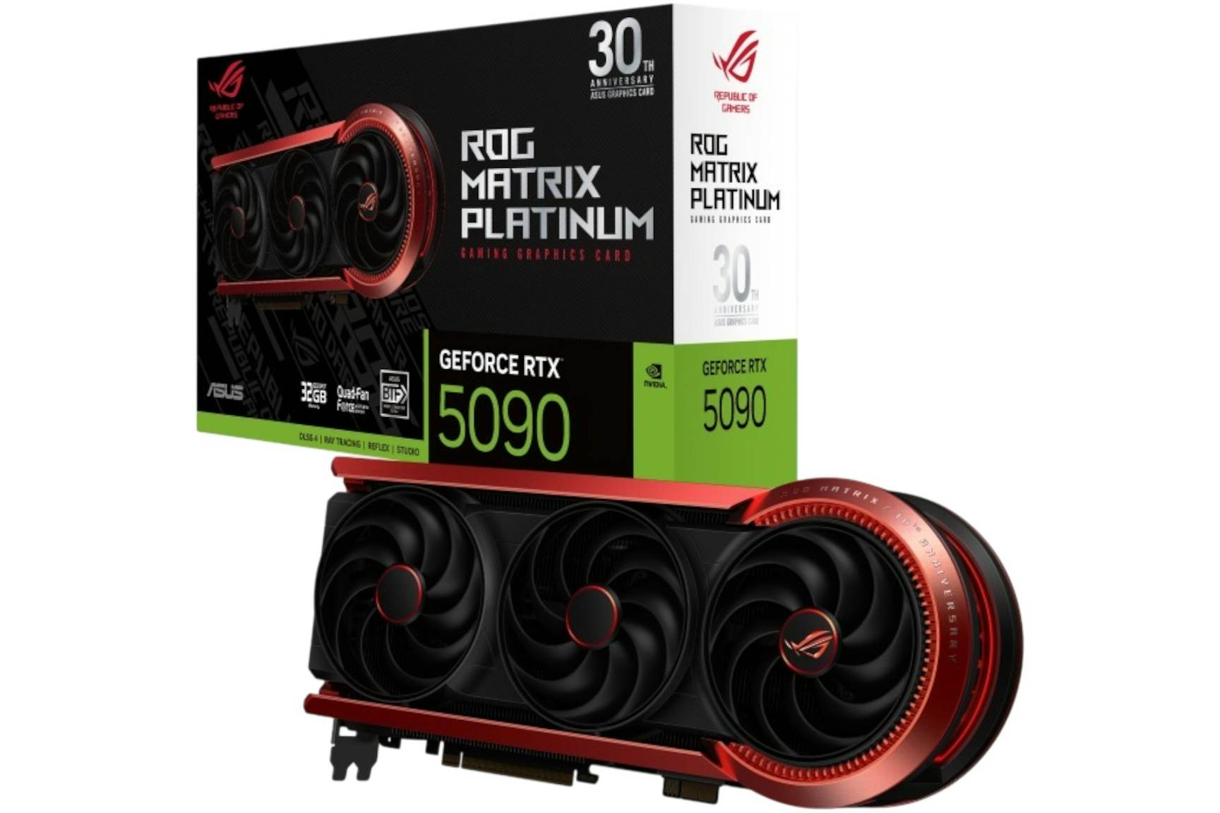 NVIDIA ASUS ROG Matrix Platinum GeForce RTX 5090 32GB 30th Anniversary ...