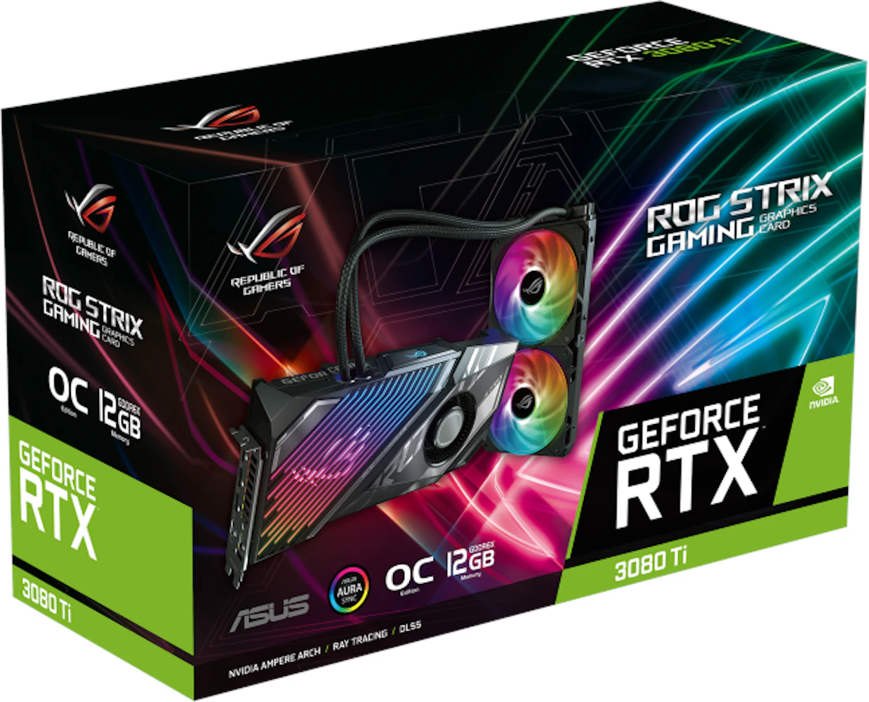 NVIDIA ASUS ROG STRIX LC GeForce RTX 3080 TI 12G OC Graphics Card
