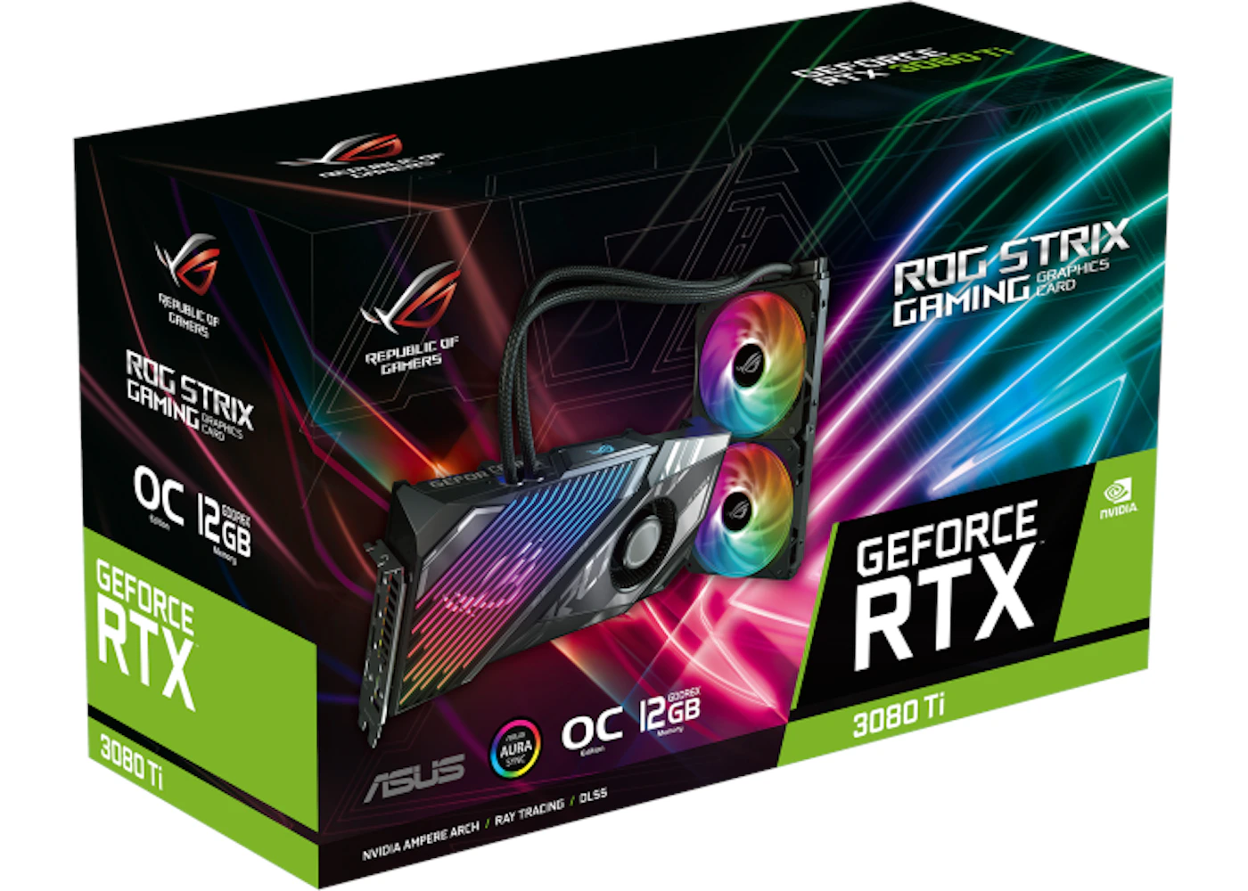 NVIDIA ASUS ROG STRIX LC GeForce RTX 3080 TI 12G OC Graphics Card