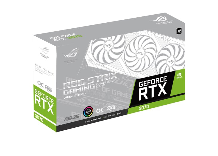 NVIDIA ASUS ROG Strix GeForce RTX 3070 V2 8GB OC LHR Graphics Card