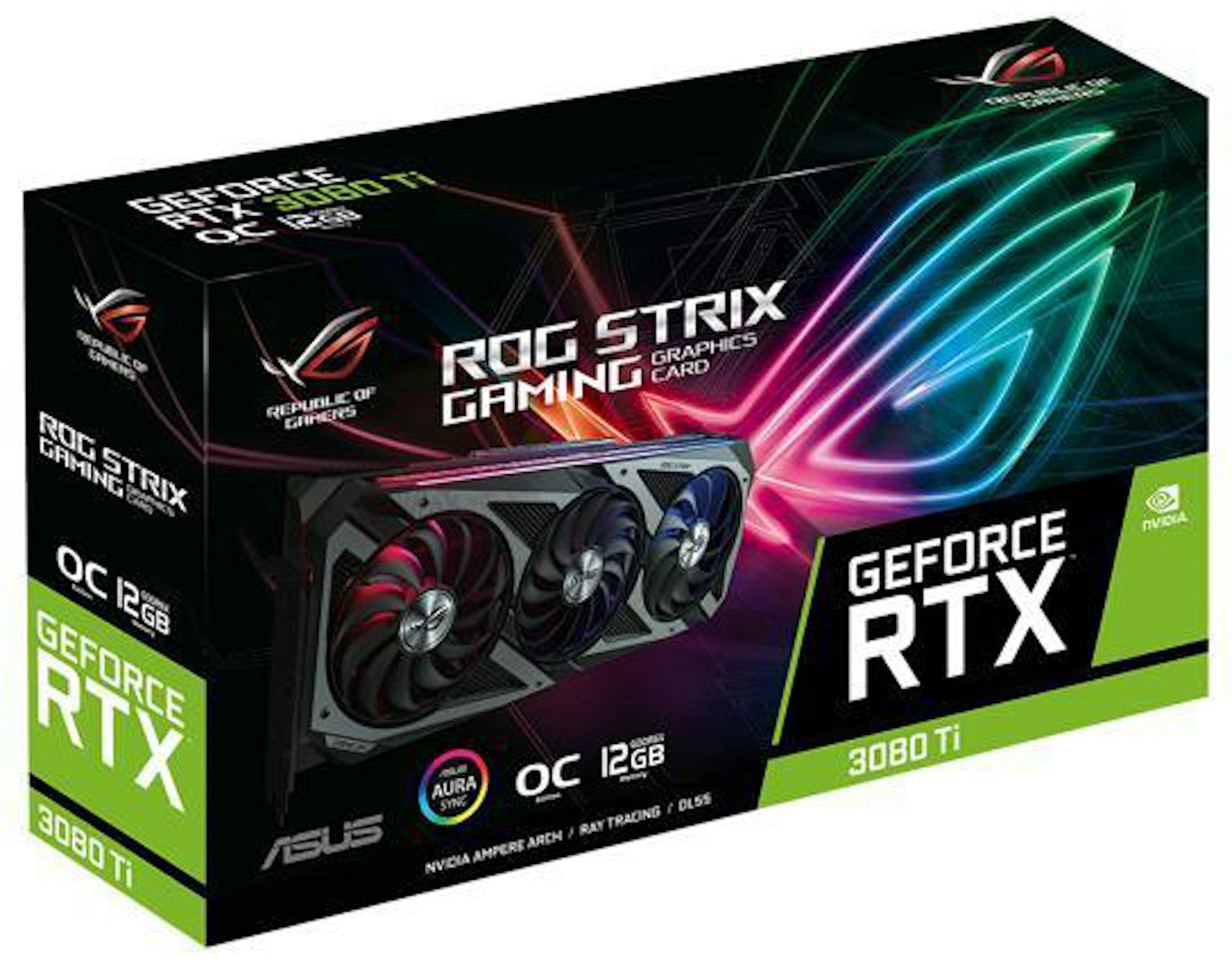 NVIDIA ASUS ROG Strix GeForce RTX 3080 Ti 12G OC Graphics Card (ROG