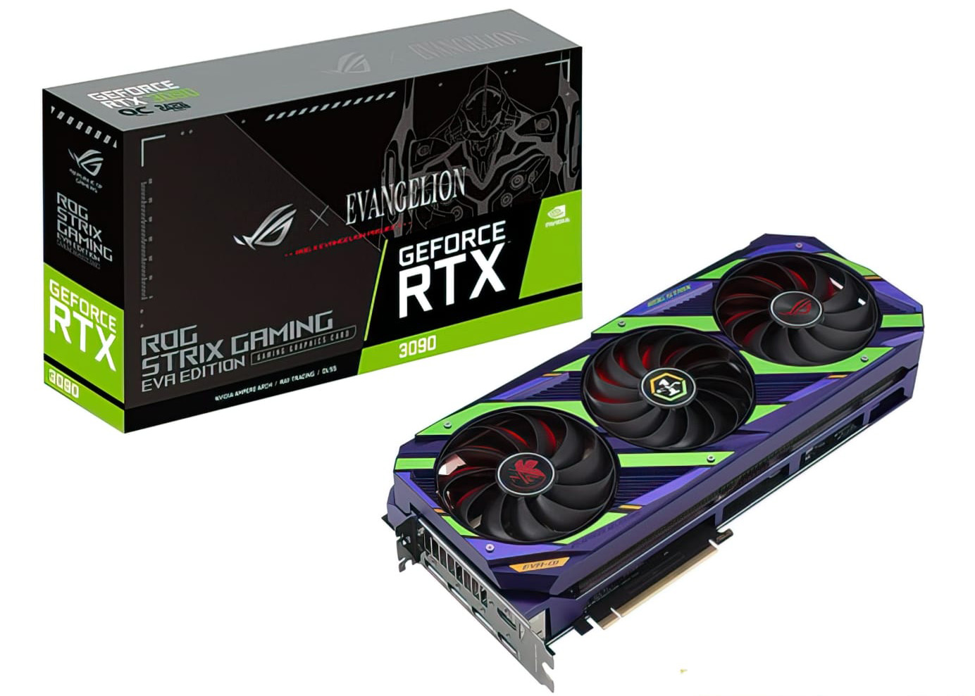 NVIDIA ASUS ROG Strix GeForce RTX 3090 24G Evangelion Edition ...