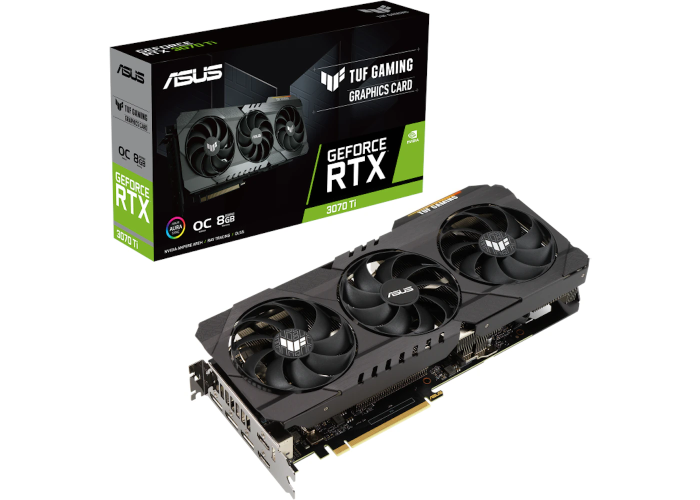 ASUS TUF GAMING RTX3070ti 中古品 NVIDIA ASUS TUF GAMING GeForce RTX 3070 Ti 8G OC (TUF
