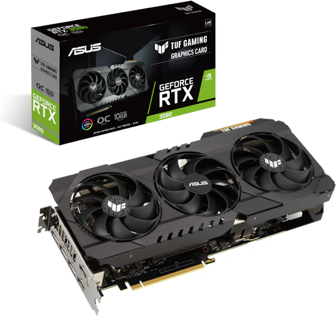 NVIDIA ASUS TUF Gaming GeForce RTX 3080 V2 10GB OC LHR 