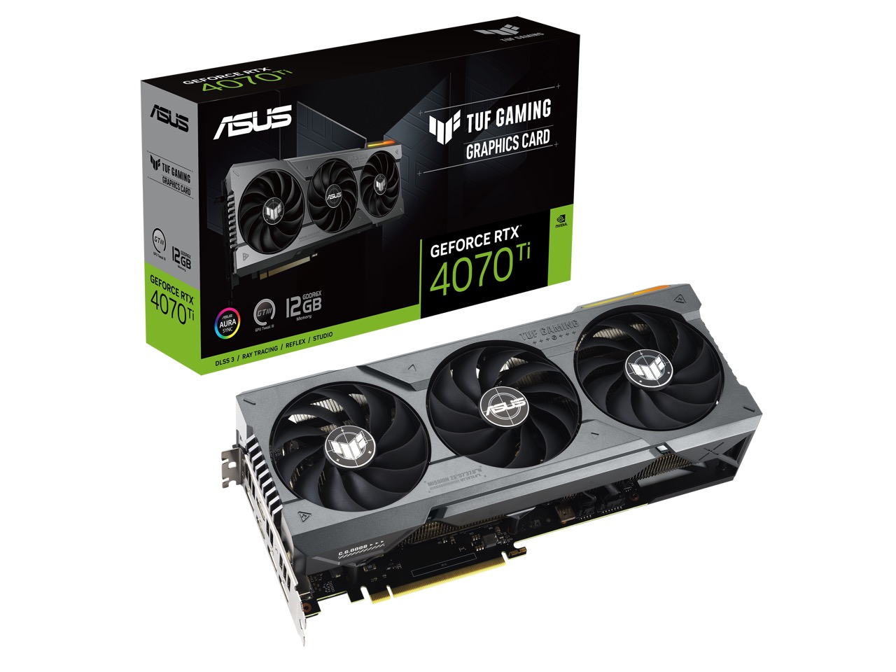 NVIDIA ASUS TUF Gaming GeForce RTX 4070 Ti 12G OC Graphics Card