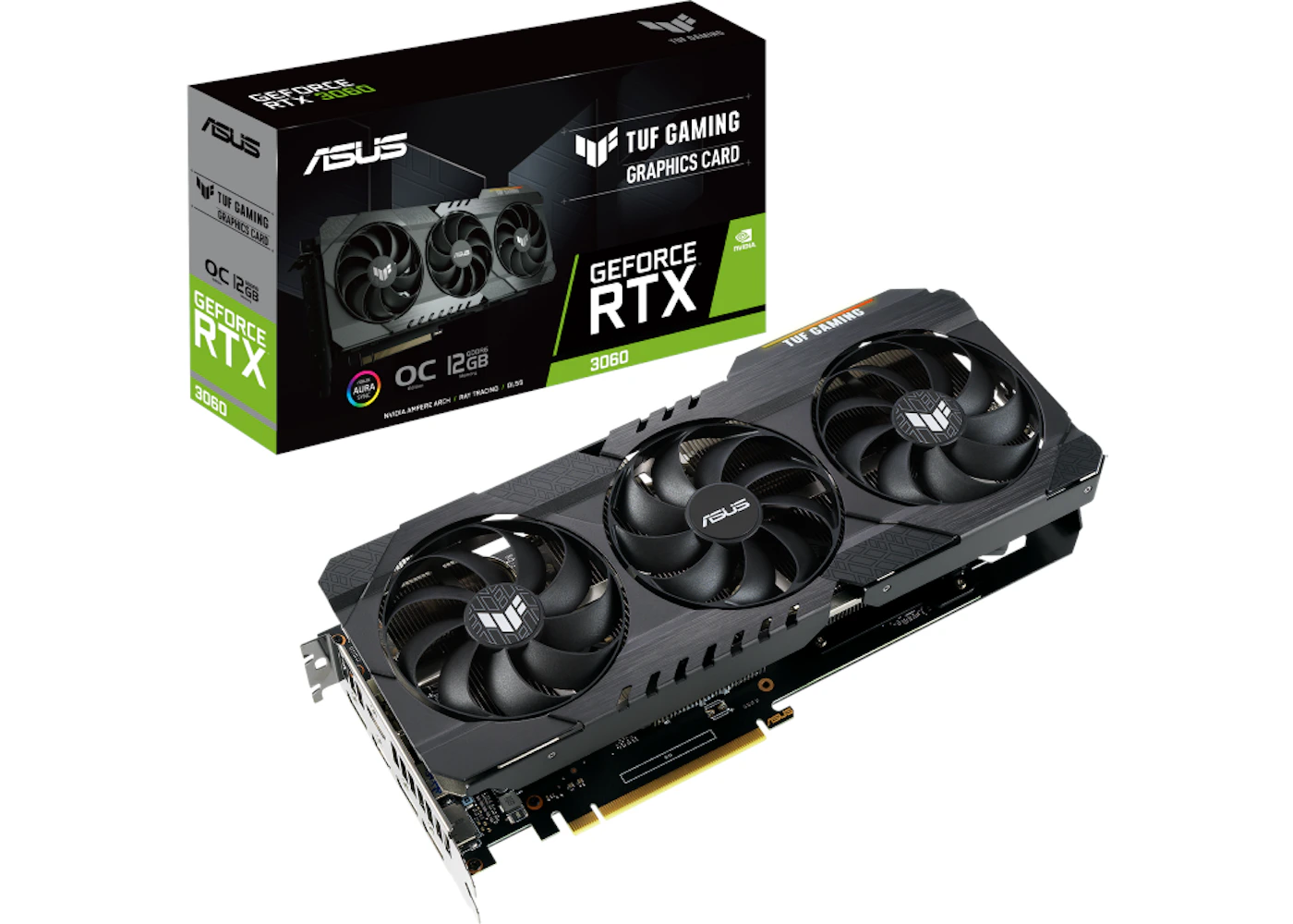 NVIDIA ASUS TUF GAMING GeForce RTX 3060 OC EDITION 12GB