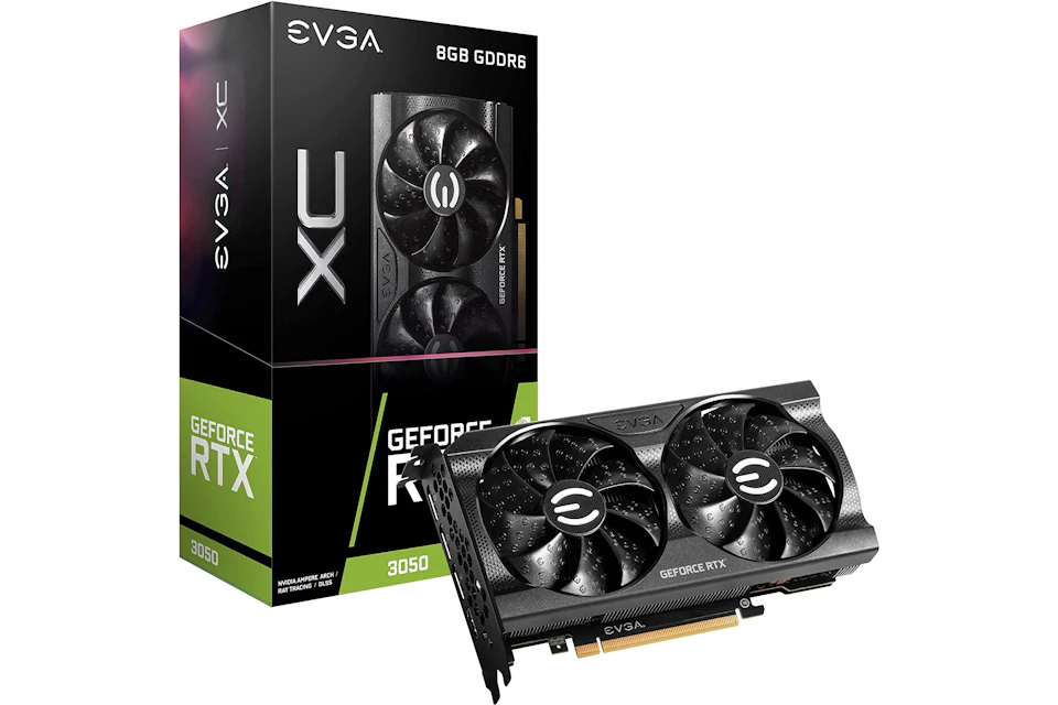 NVIDIA EVGA GeForce RTX 3050 XC Gaming 8G Graphics Card (08G-P5-3553-KR)