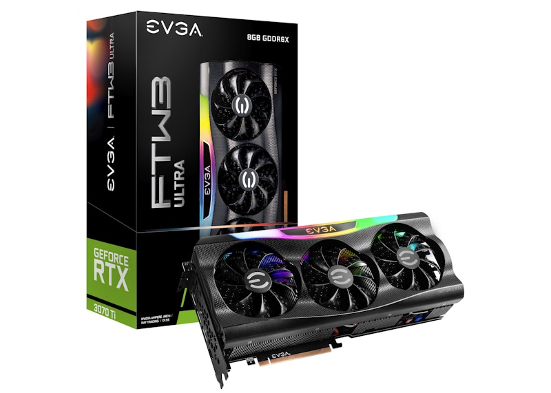 NVIDIA EVGA GeForce RTX 3070 Ti XC3 ULTRA 8G LHR Graphics Card 