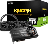 NVIDIA EVGA GeForce RTX 3090 KINGPIN HYBRID GAMING with HYBRID Cooler OLED Display Metal Backplate Graphic Card (24G-P5-3998-KR) Black