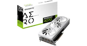 NVIDIA GIGABYTE AERO GeForce RTX 4070 12GB Graphics Card GV-N4070AERO OC-12GD