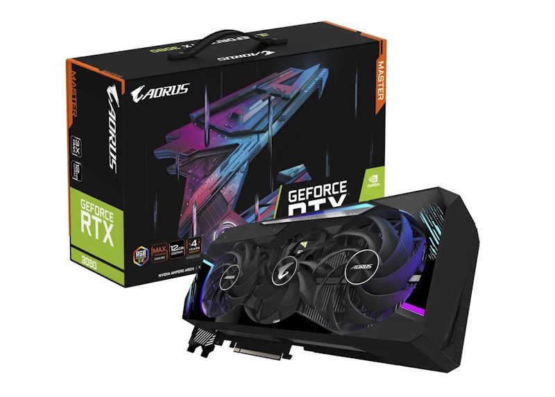 NVIDIA GIGABYTE GeForce RTX 3080 Ti AORUS MASTER 8G Graphics Card 