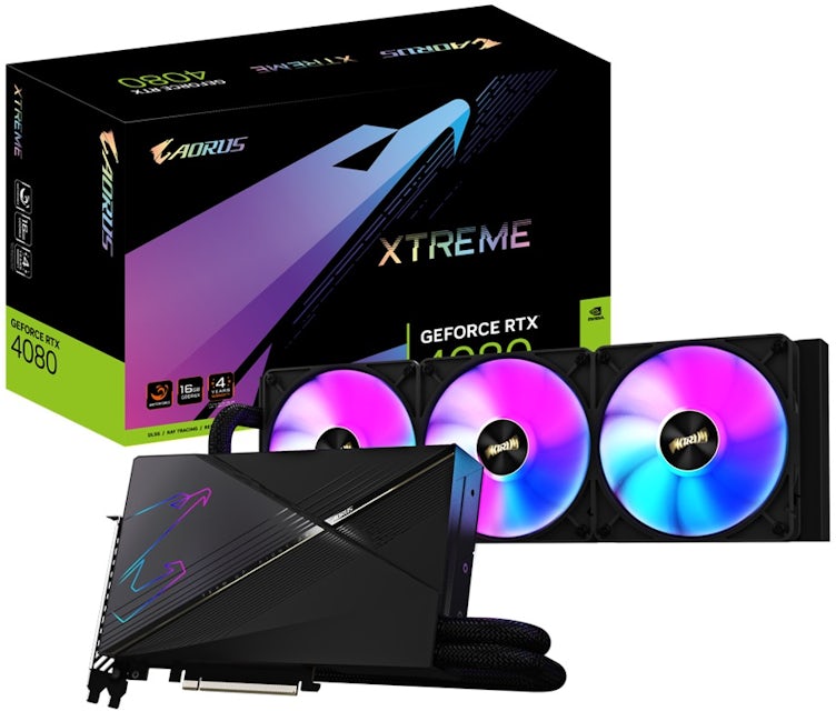 NVIDIA GIGABYTE AORUS GeForce RTX 4080 16GB Graphics Card GV