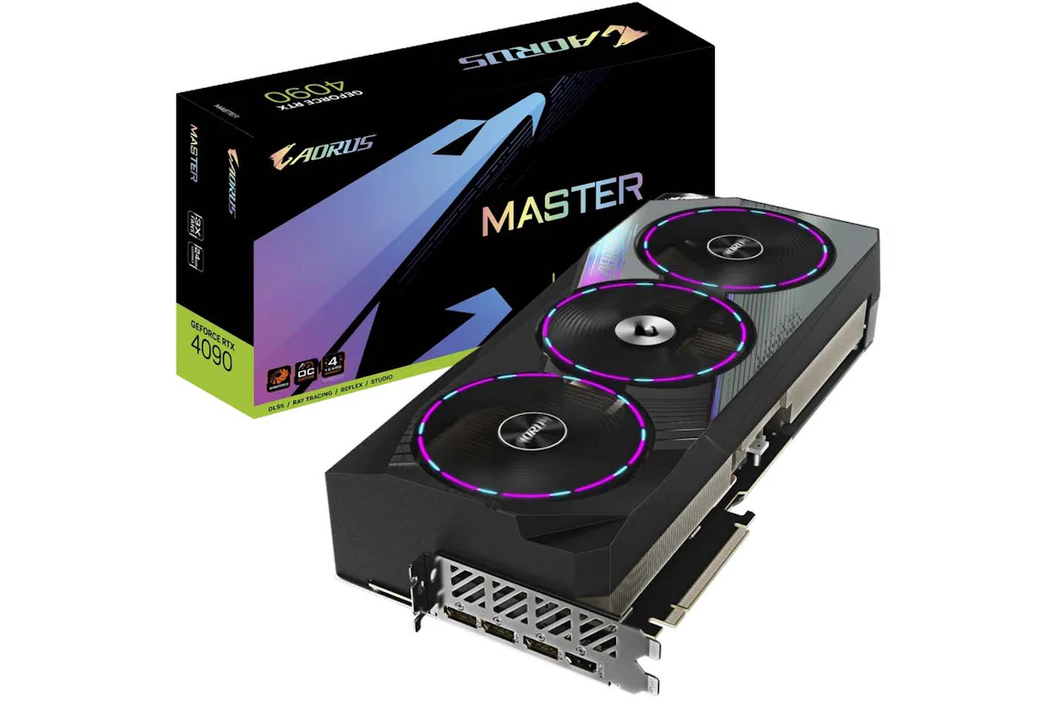 NVIDIA GIGABYTE AORUS GeForce RTX 4090 MASTER 24G Graphics Card GV-N4090AORUS M-24GD