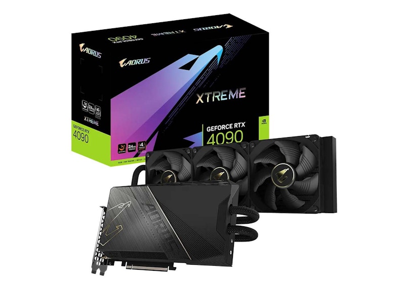 NVIDIA GIGABYTE AORUS GeForce RTX 4090 XTREME WATERFORCE 24G