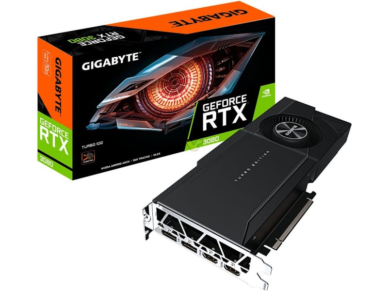 NVIDIA GIGABYTE GeForce 3080 TURBO 10GB LHR (Rev 2.0) Graphics