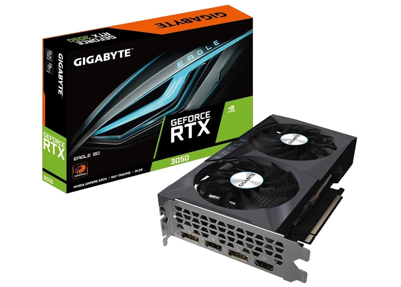 NVIDIA GIGABYTE GeForce RTX 3050 EAGLE 8G OC Graphics Card (GV