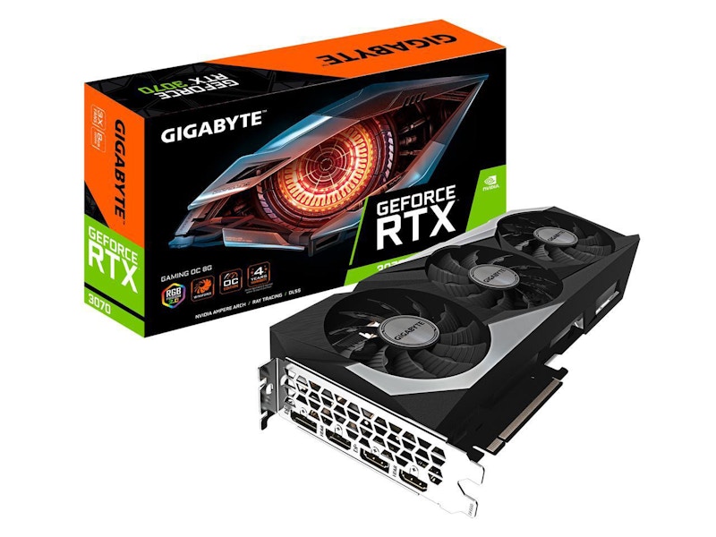 NVIDIA GIGABYTE GeForce RTX 3070 Graphics Card (GV-N3070GAMING OC