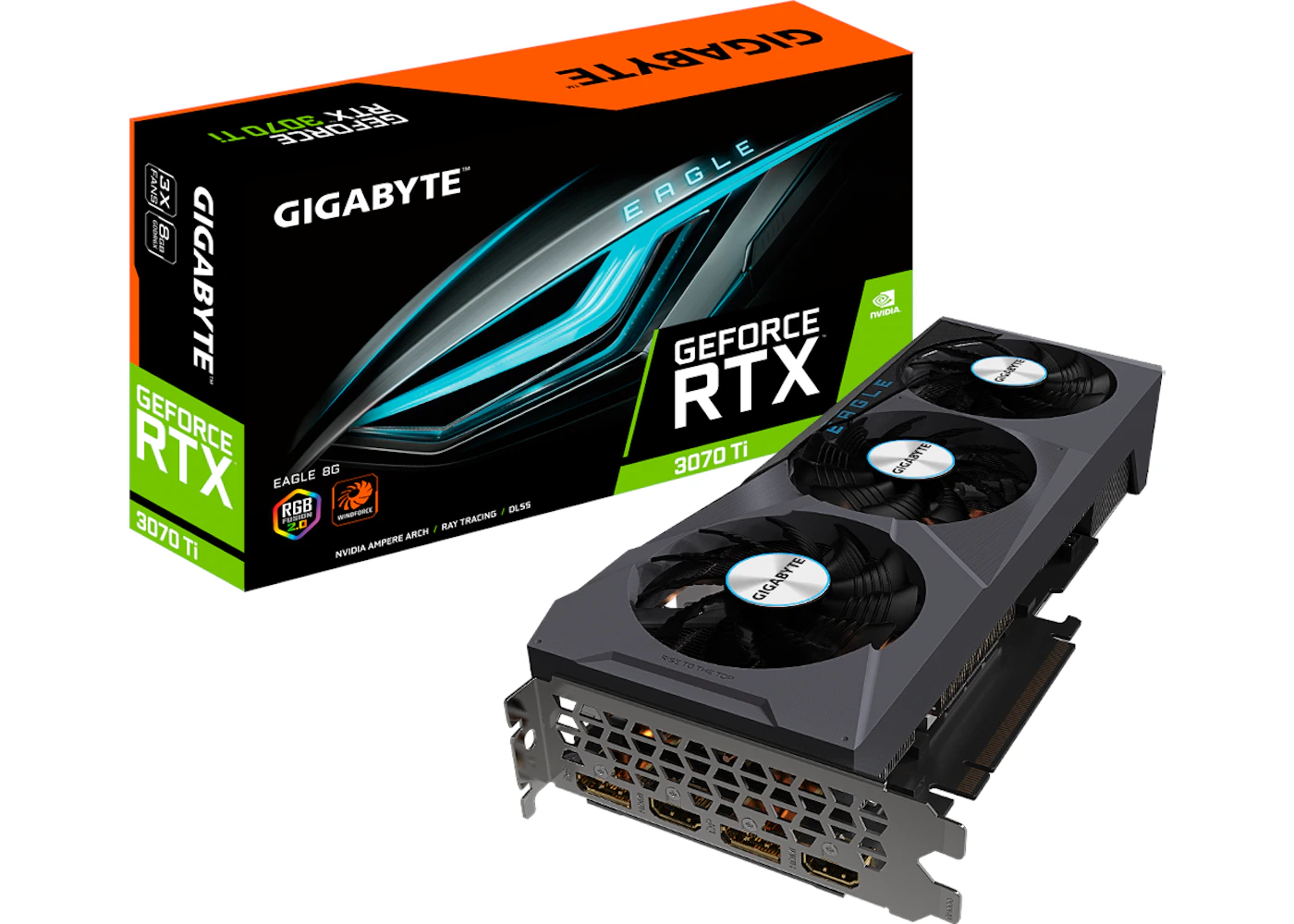NVIDIA GIGABYTE GeForce RTX 3070 Ti EAGLE 8G (GV-N307TEAGLE-8GD) - US