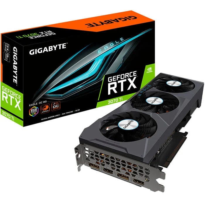 NVIDIA GIGABYTE GeForce RTX 3070 Ti EAGLE 8G OC (GV-N307TEAGLE OC ...