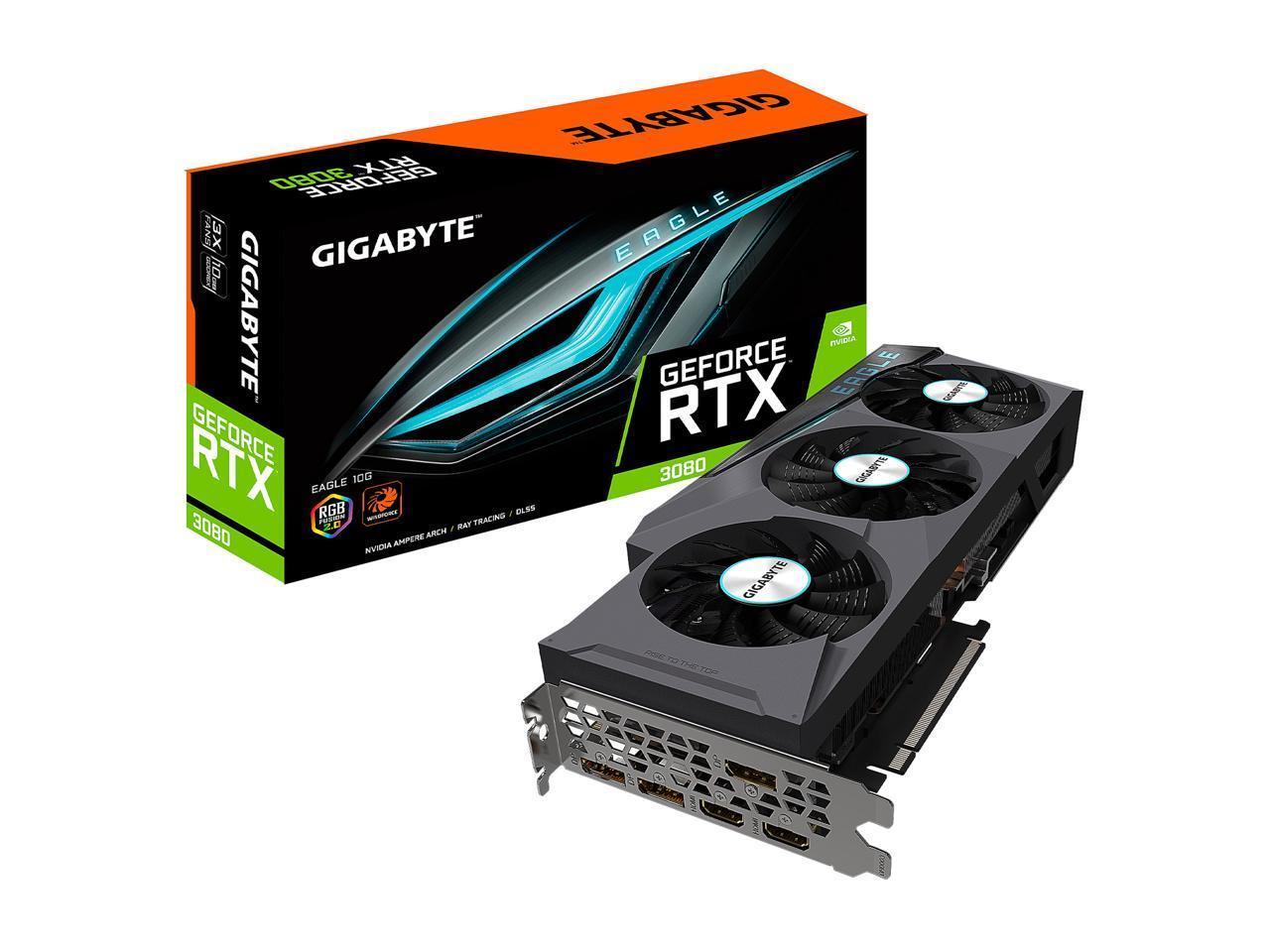 NVIDIA GIGABYTE Eagle GeForce RTX 3080 10G Graphics Card (PH