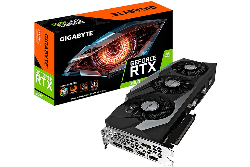 NVIDIA GIGABYTE GeForce RTX 3080 GAMING 10GB OC LHR Graphics Card (GV-N3080GAMING OC-10GD REV2.0)