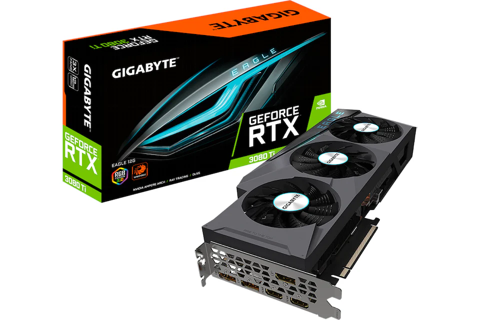 NVIDIA GIGABYTE GeForce RTX 3080 Ti EAGLE 12G Graphics Card (GV-N308TEAGLE-12GD)