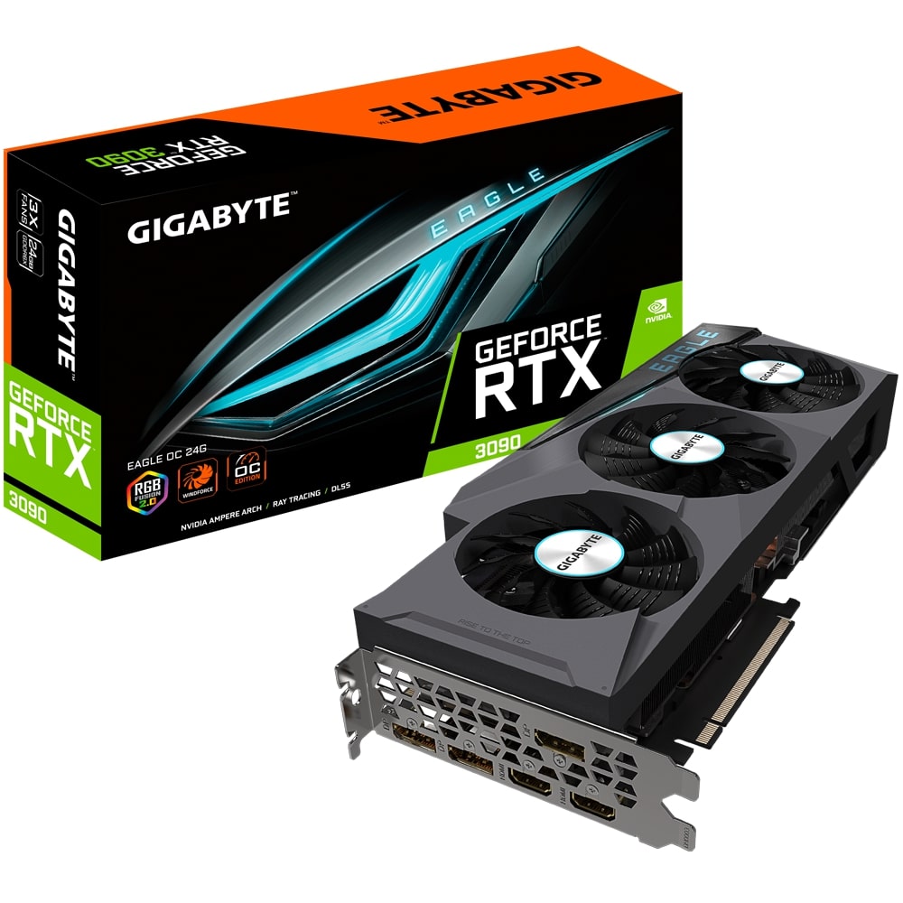 NVIDIA GIGABYTE GeForce RTX 3090 Eagle Graphics Card (GV