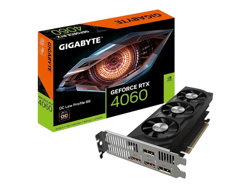NVIDIA GIGABYTE GeForce RTX 4060 OC 3X WINDFORCE GV-N4060OC