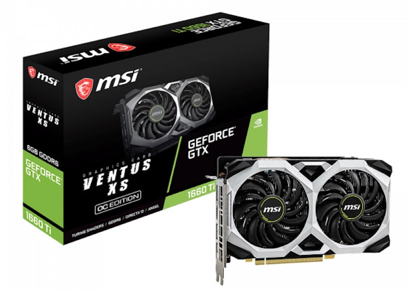 NVIDIA MSI GeForce GTX 1650 D6 VENTUS XS OC 4G Graphics Card (GTX 