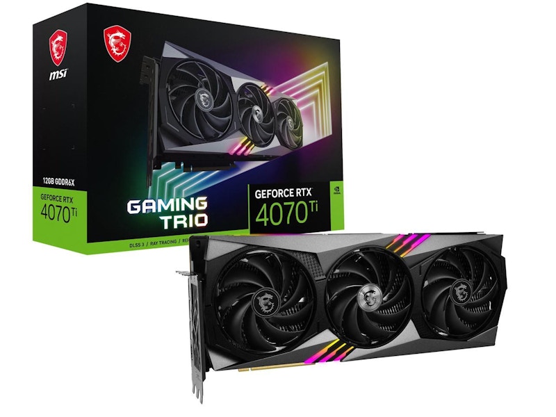 NVIDIA MSI Gaming GeForce RTX 4070 Ti GAMING X TRIO 12G Graphics