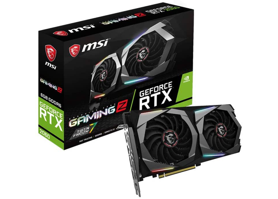 NVIDIA MSI GeForce RTX 2060 GAMING Z 6G Graphic Card (RTX 2060