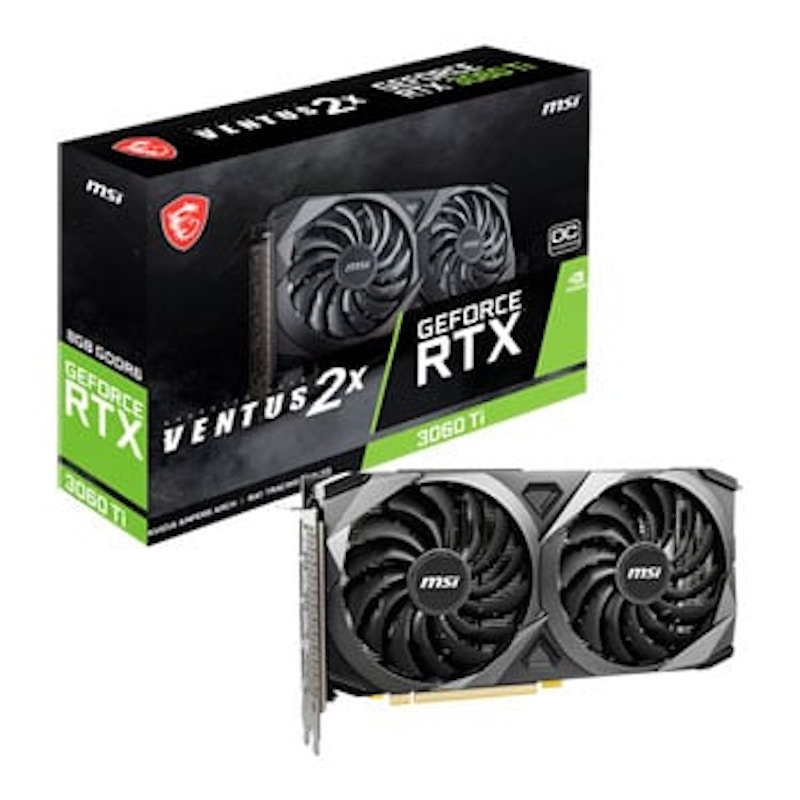 NVIDIA MSI GeForce RTX 3060 Ti VENTUS 2X 8G OC V1 LHR Graphics