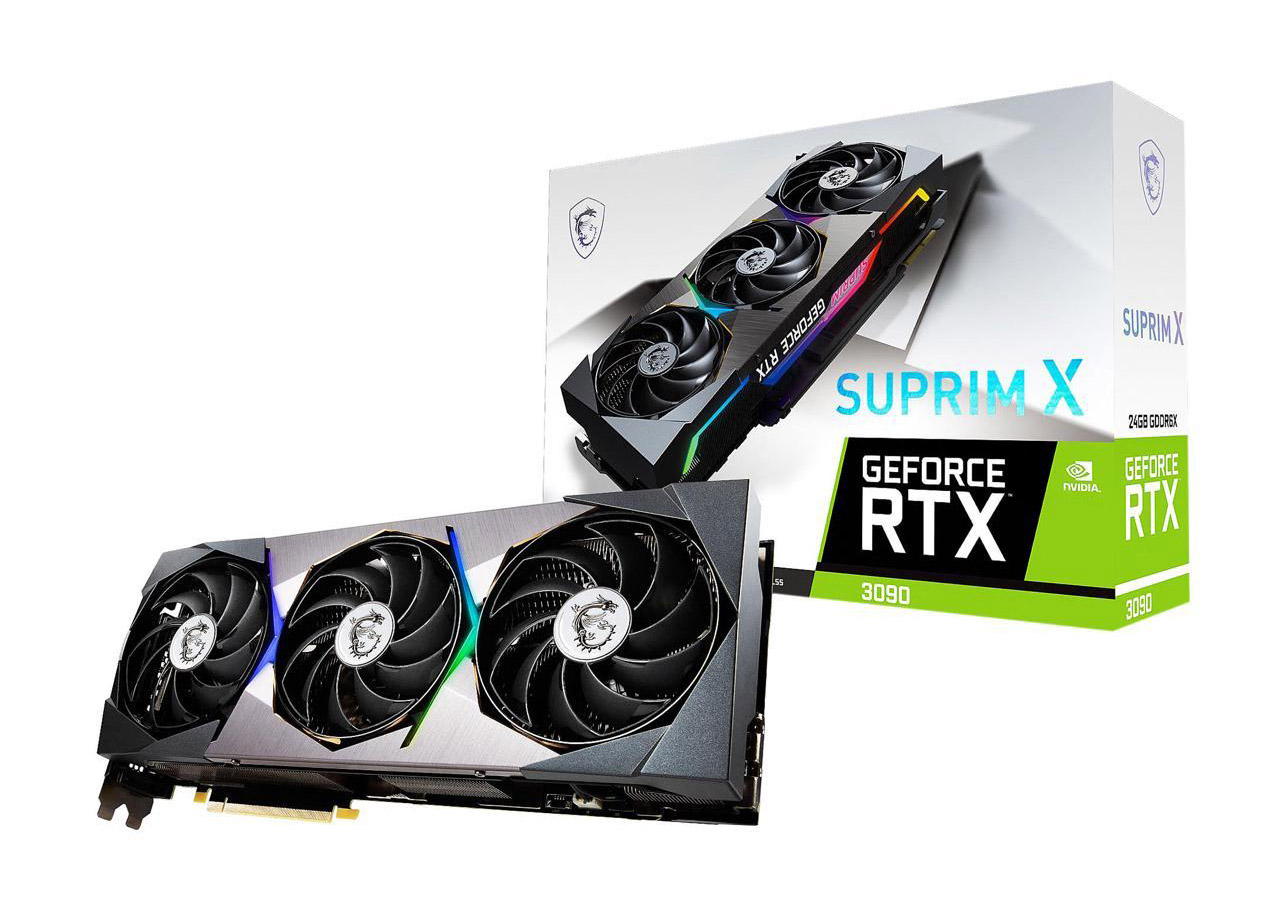 NVIDIA MSI GeForce RTX 3090 SUPRIM X 24G Graphics Card (GeForce