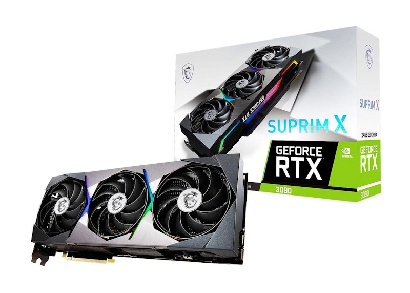 NVIDIA MSI GeForce RTX 3090 SUPRIM X 24G Graphics Card (GeForce