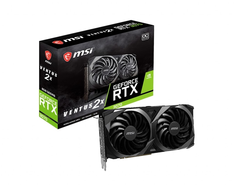 NVIDIA MSI GeForce RTX 3070 VENTUS 2X OC Graphics Card (RTX 3070